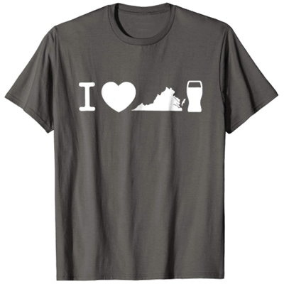I LoveVA Beer Shirt